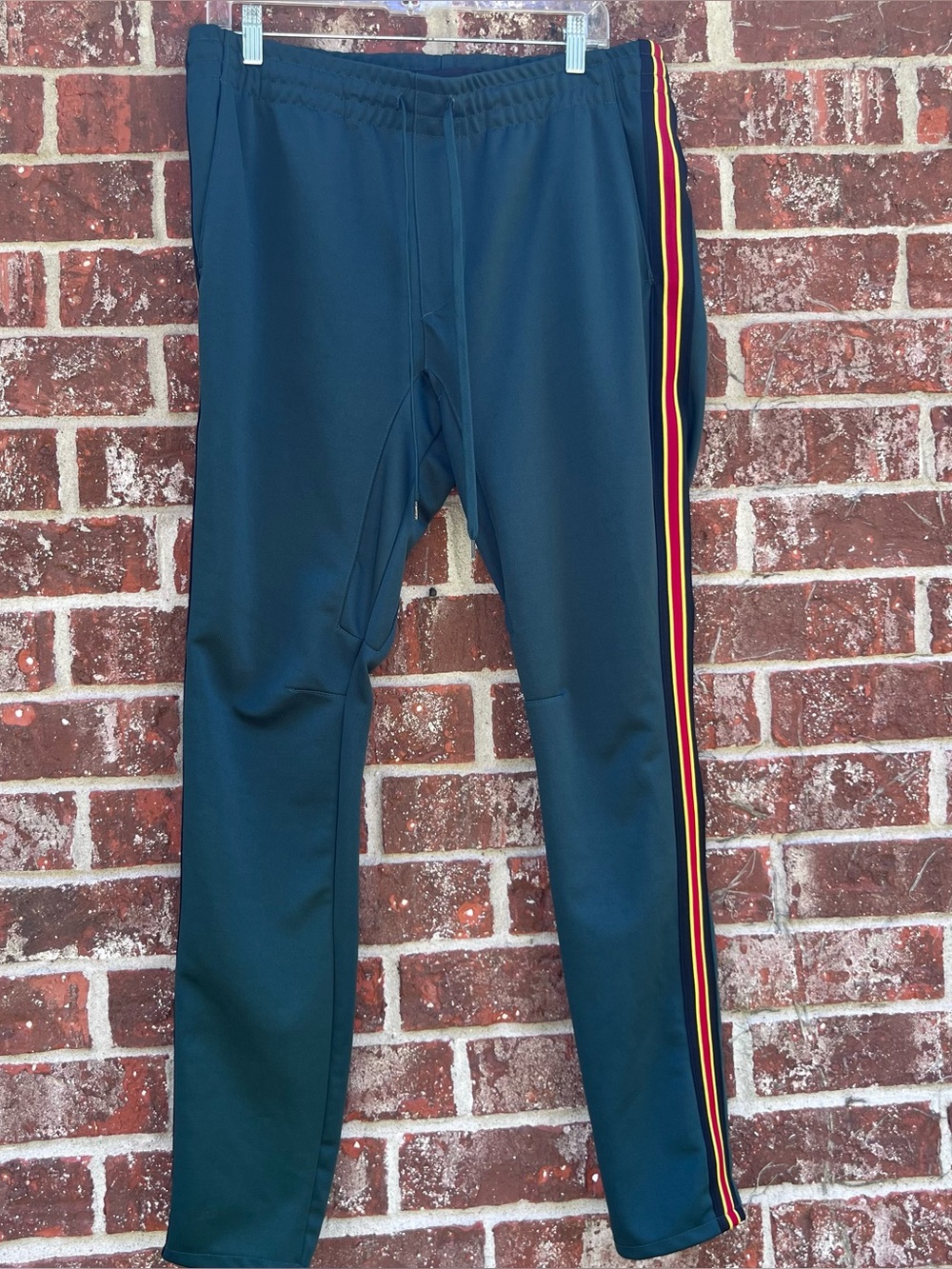 PacSun Drop Skinny 2.0 Tricot Side Stripe
Sweat Pants Green Men's Size L